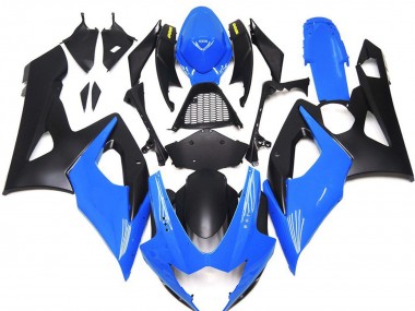 Carena Moto Suzuki GSXR 1000 2005-2006 - Blu Nero Opaco Giallo Fabbrica