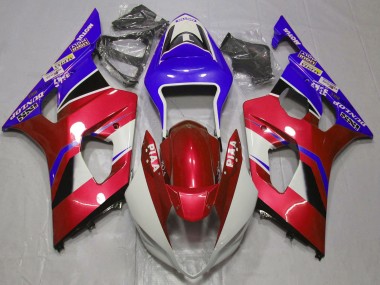 Carena Moto Suzuki GSXR 1000 2003-2004 - Caramella Rosso Bianco Blu Fabbrica