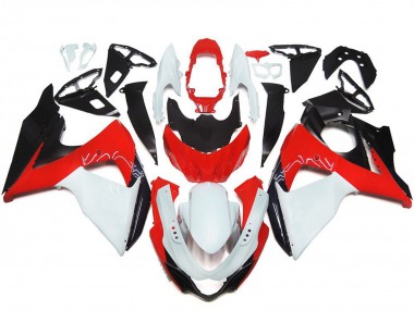 Kit Carena Moto Suzuki GSXR 1000 2009-2016 - Bianco Rosso Nero Fabbrica