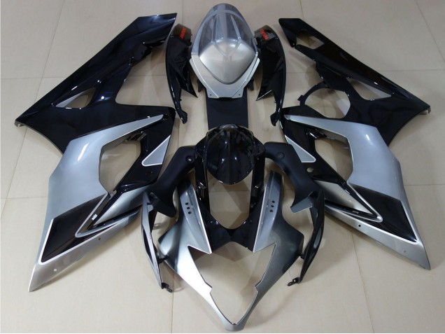 Carena Moto Suzuki GSXR 1000 2005-2006 - Nero Lucido Argento