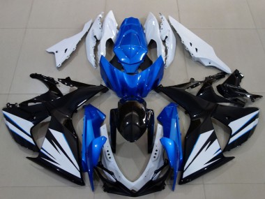 Carena Moto Suzuki GSXR 1000 2009-2016 - Bianco Blu Nero Fabbrica