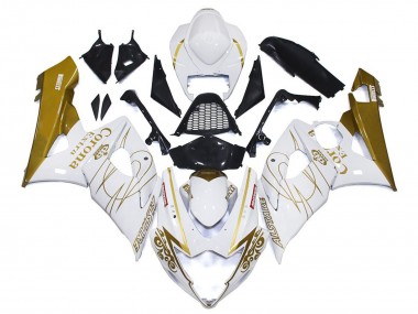 Carena Moto Suzuki GSXR 1000 2005-2006 - Bianco Oro Corona Fabbrica