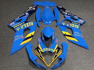 Carena Moto Suzuki GSXR 1000 2005-2006 - Blu Giallo Nero Rizla Fabbrica