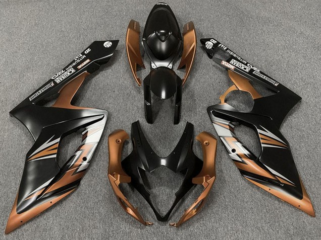 Carena Moto Suzuki GSXR 1000 2005-2006 - Nero Opaco Bronzo