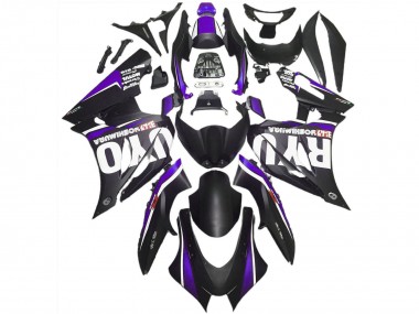 Carena Moto Suzuki GSXR 1000 2017-2024 - Nero Opaco Viola Fabbrica