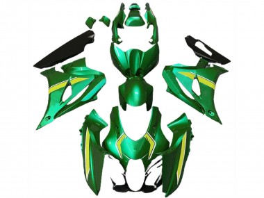 Carena Moto Suzuki GSXR 1000 2017-2024 - Verde Giallo Stile Fabbrica
