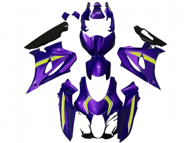 Carene Moto Suzuki GSXR 1000 2017-2025 - Viola Giallo Stile