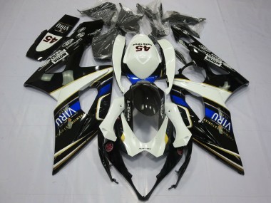 Carena Moto Suzuki GSXR 1000 2005-2006 - Bianco Blu Nero Giallo Viru Fabbrica
