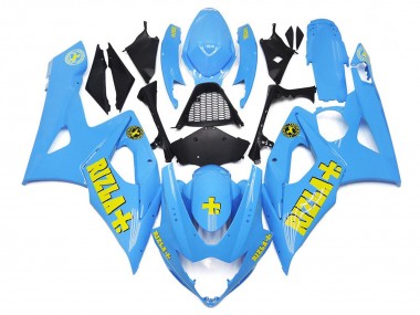 Carena Moto Suzuki GSXR 1000 2005-2006 - Blu Giallo Rizla Fabbrica