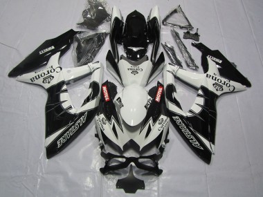 Carena Moto Suzuki GSXR 600 / GSXR 750 2008-2010 - Bianco Nero Alstare Corona Motul Fabbrica