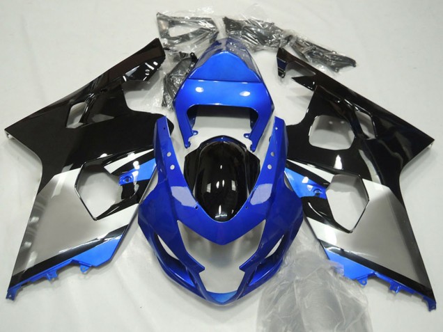 Carena Moto Suzuki GSXR 600 / GSXR 750 2004-2005 - Blu Argento Nero