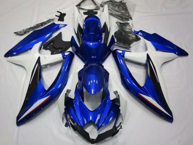 Carena Moto Suzuki GSXR 600 / GSXR 750 2008-2010 - Bianco Blu Nero Fabbrica