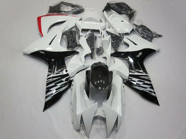 Carena Moto Suzuki GSXR 600 / GSXR 750 2011-2024 - Bianco Nero Lucido Rosso
