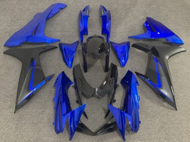 Carena Moto Suzuki GSXR 600 / GSXR 750 2011-2024 - Blu Nero Grigio Fabbrica