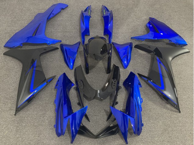 Carena Moto Suzuki GSXR 600 / GSXR 750 2011-2024 - Blu Nero Grigio