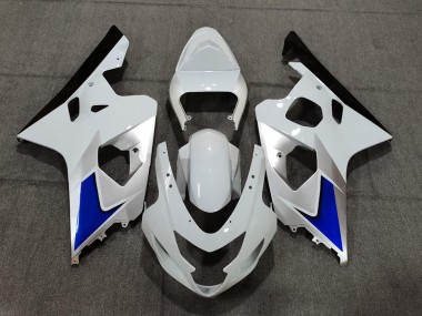 Kit Carena Moto Suzuki GSXR 600 / GSXR 750 2004-2005 - Bianco Blu Nero Fabbrica
