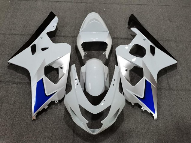 Kit Carena Moto Suzuki GSXR 600 / GSXR 750 2004-2005 - Bianco Blu Nero