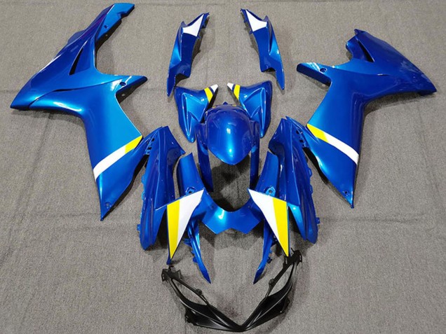 Carena Moto Suzuki GSXR 600 / GSXR 750 2011-2024 - Blu Bianco Giallo