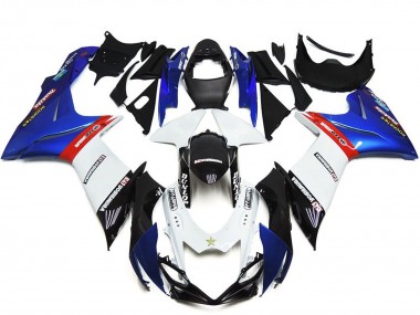 Carena Moto ABS Suzuki GSXR 600 / GSXR 750 2011-2024 - Blu Bianco Rosso Fabbrica