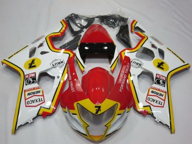 Carena Moto Suzuki GSXR 600 / GSXR 750 2004-2005 - Bianco Rosso Giallo Fabbrica