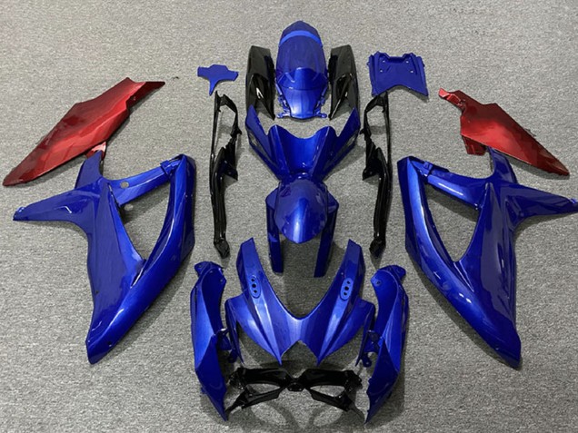Carena Moto Suzuki GSXR 600 / GSXR 750 2008-2010 - Blu Rosso