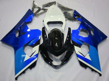 Carena Moto Suzuki GSXR 600 / GSXR 750 2004-2005 - Bianco Blu Nero Fabbrica