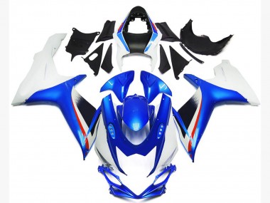 Carena Moto Suzuki GSXR 600 / GSXR 750 2011-2024 - Bianco Blu Rosso Fabbrica