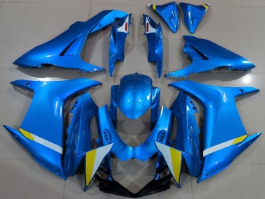 Carena Moto Suzuki GSXR 600 / GSXR 750 2011-2024 - Blu Bianco Giallo Fabbrica