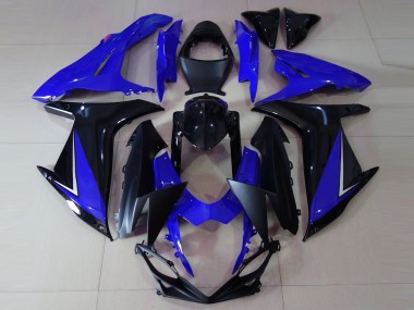 Carena Moto Suzuki GSXR 600 / GSXR 750 2011-2024 - Blu Nero Lucido Fabbrica