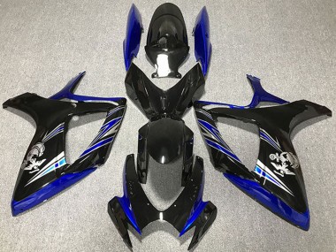 Carena Moto Suzuki GSXR 600 / GSXR 750 2006-2007 - Blu Nero Lucido Fabbrica
