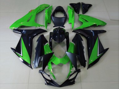 Carena Moto Suzuki GSXR 600 / GSXR 750 2011-2024 - Verde Nero Lucido Nero Opaco Fabbrica