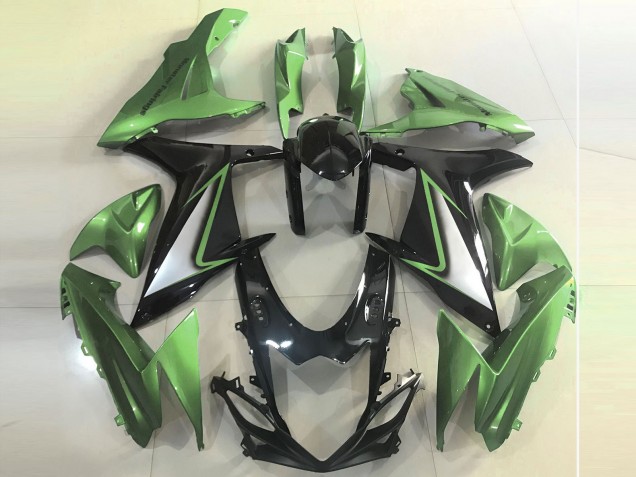 Carena Moto Suzuki GSXR 600 / GSXR 750 2011-2024 - Verde Nero Lucido
