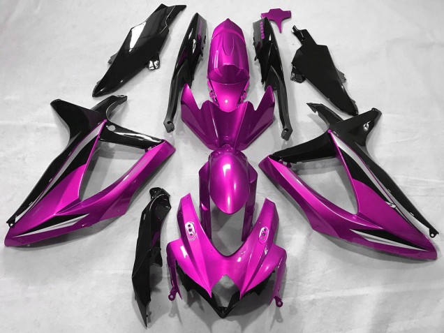 Carena Moto Suzuki GSXR 600 / GSXR 750 2008-2010 - Rosa Nero Lucido