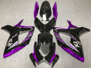 Carena Moto Suzuki GSXR 600 / GSXR 750 2006-2007 - Viola Nero Lucido Fabbrica
