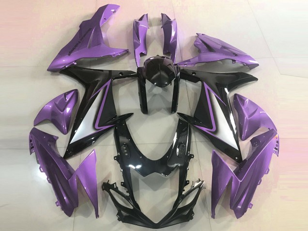Carena Moto Suzuki GSXR 600 / GSXR 750 2011-2024 - Viola Nero Lucido
