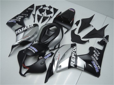 Carena Moto Honda CBR600RR 2007-2008 - Nero Opaco Argento Grigio Repsol Fabbrica