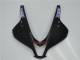 Carena Moto Honda CBR600RR 2007-2008 - Nero Opaco Argento Grigio Repsol