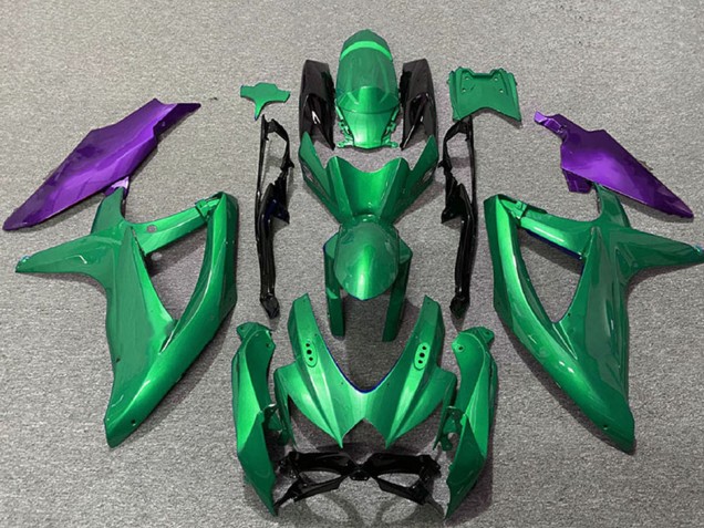 Carena Moto Suzuki GSXR 600 / GSXR 750 2008-2010 - Verde Viola