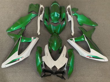 Carena Moto Suzuki GSXR 600 / GSXR 750 2008-2010 - Bianco Verde OEM Stile Fabbrica