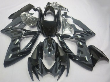 Carena Moto Suzuki GSXR 600 / GSXR 750 2006-2007 - Grigio Nero Fiamma Fabbrica