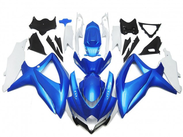 Carena Moto Suzuki GSXR 600 / GSXR 750 2008-2010 - Bianco Azzurro Chiaro