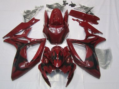 Carena Moto Suzuki GSXR 600 / GSXR 750 2006-2007 - Rosso Bordeaux Fabbrica