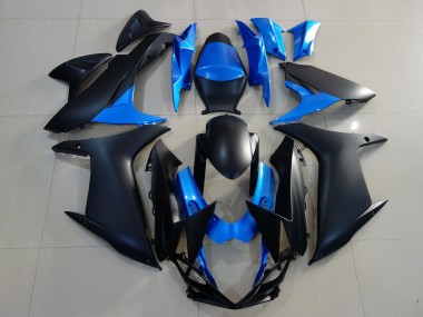 Carena Moto Suzuki GSXR 600 / GSXR 750 2011-2024 - Blu Nero Opaco Fabbrica
