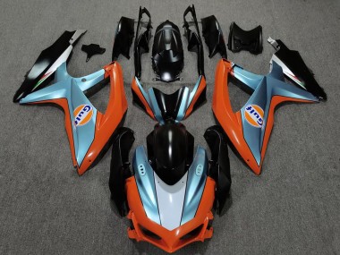 Carena Moto Suzuki GSXR 600 / GSXR 750 2008-2010 - Arancia Blu Nero Golfo Fabbrica