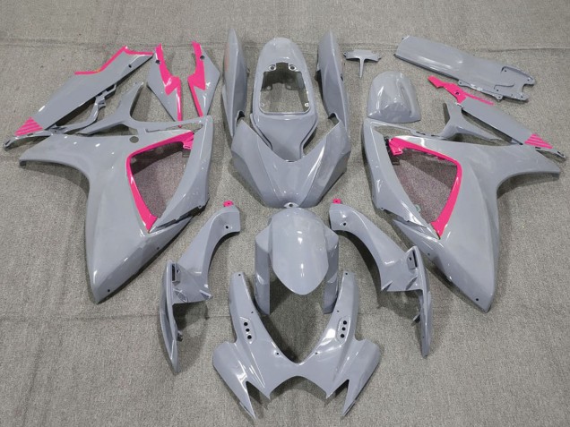 Carena Moto Suzuki GSXR 600 / GSXR 750 2006-2007 - Nardo Grigio Rosa Trim