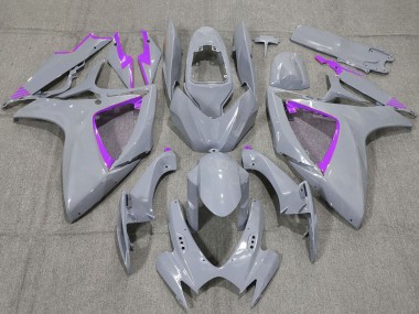 Carena Moto Suzuki GSXR 600 / GSXR 750 2006-2007 - Nardo Grigio Viola Trim Fabbrica