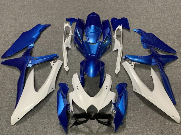 Carena Moto Suzuki GSXR 600 / GSXR 750 2008-2010 - Bianco Blu