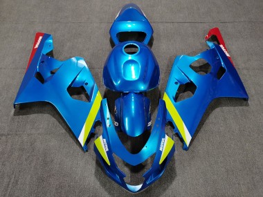 Carena Moto Suzuki GSXR 600 / GSXR 750 2004-2005 - Blu Giallo Rosso Fabbrica