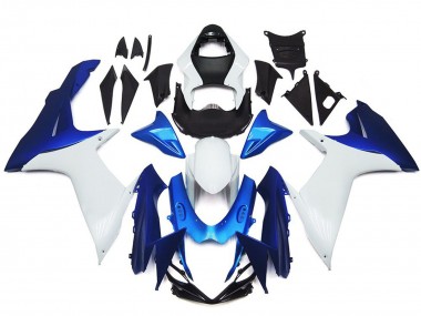 Carena Moto Suzuki GSXR 600 / GSXR 750 2011-2024 - Bianco Blu Fabbrica