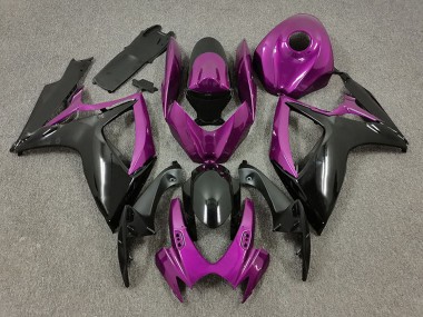 Carena Moto Suzuki GSXR 600 / GSXR 750 2006-2007 - Viola Nero Fabbrica